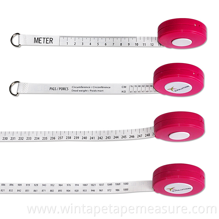 professional Animal measuring tool/big size customized tape measure for pig/cow/cattle with height measuring tape